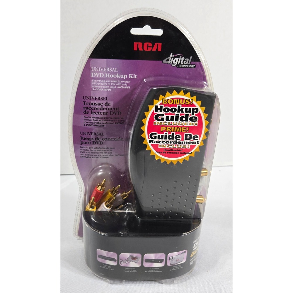 RCA Digital Technology Universal Dvd Hookup Kit CRF 935 New in Package